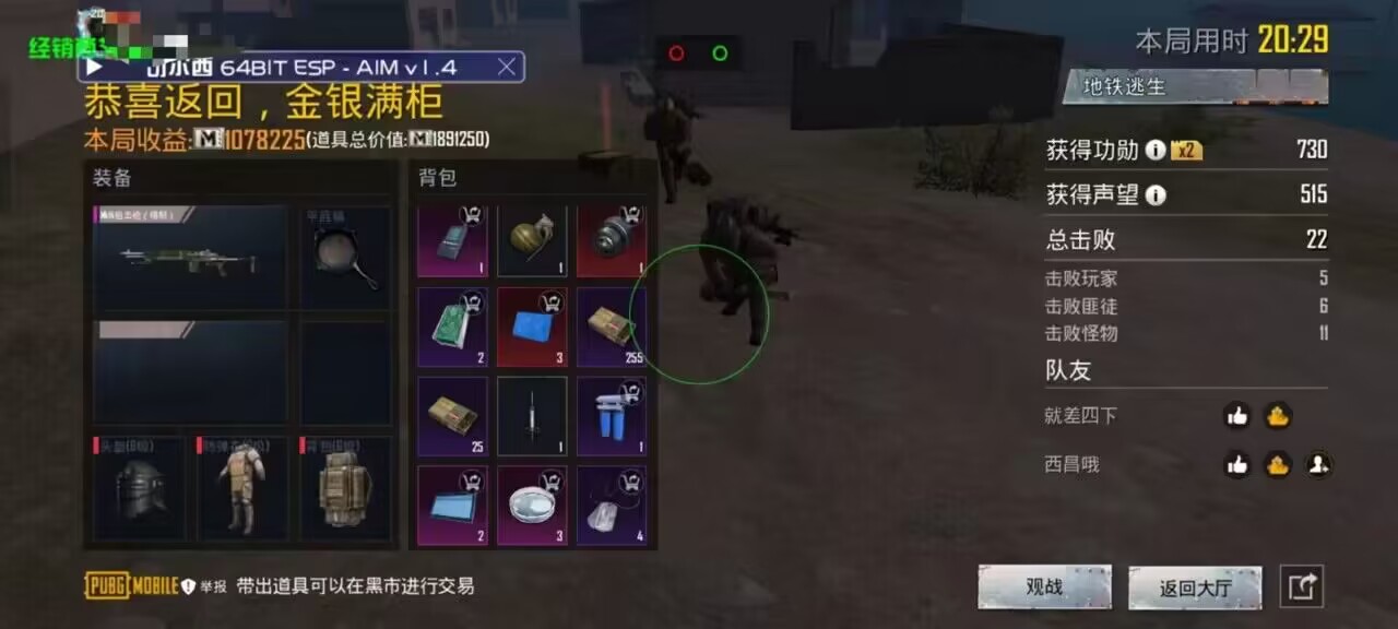 和平精英辅助《蓝莓》追踪直装辅助